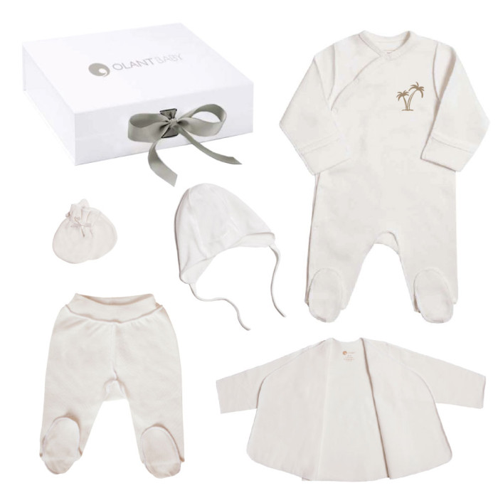 цена Комплекты детской одежды Olant Baby Набор для новорожденного Horizon shine 5 предметов