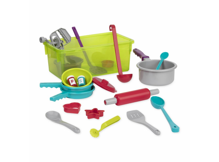 Ролевые игры Battat Набор игрушечной посуды для готовки набор игрушечной посуды ролевые игры для девочек jb0209605