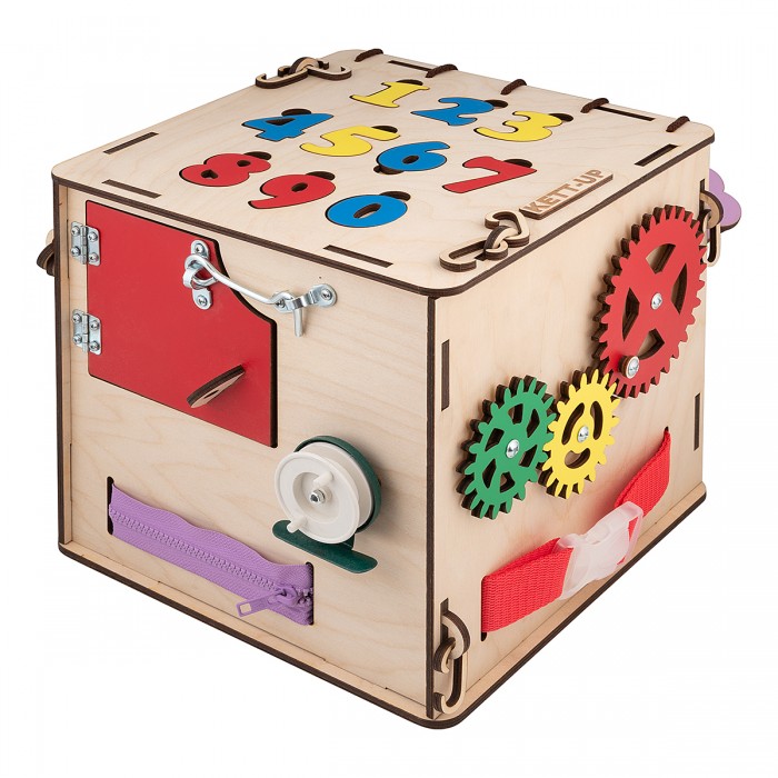 Деревянная игрушка Kett-Up Бизи-куб Цифры деревянная игрушка kett up бизи куб цифры