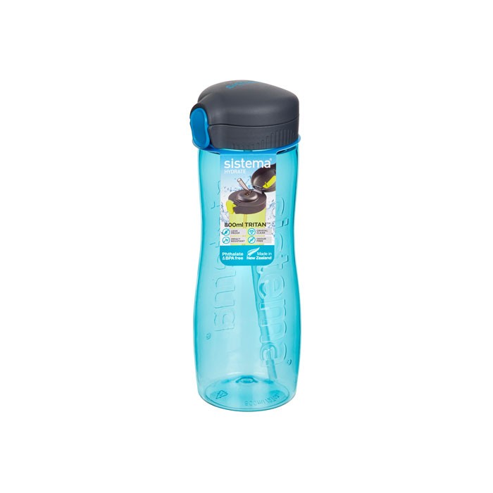 фото Sistema бутылка для воды с трубочкой тритан 800 мл