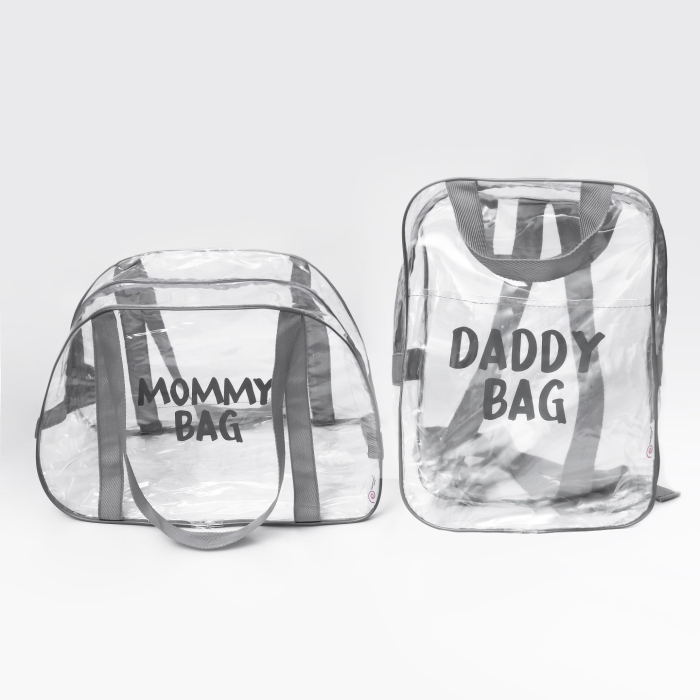 Здравствуй, Мама! Сумка 46х30х21 см и рюкзак 36х26х12 см в роддом