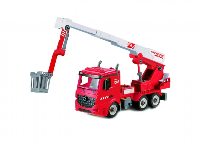 

Funky Toys Пожарная машина-конструктор фрикционная 1:12 свет, звук FT61113, Пожарная машина-конструктор фрикционная 1:12 свет, звук FT61113