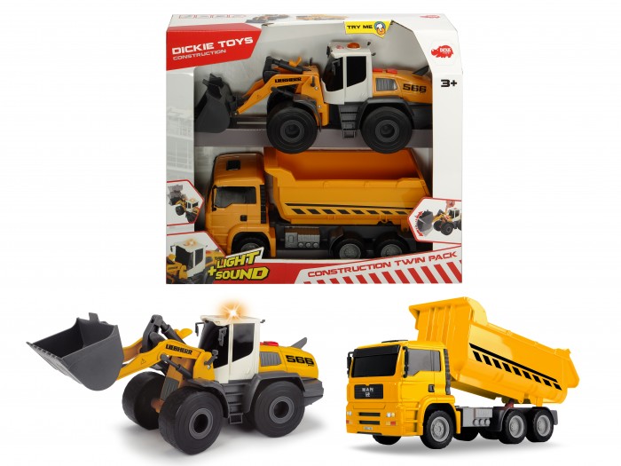 Dickie Набор Construction twin pack 30 см