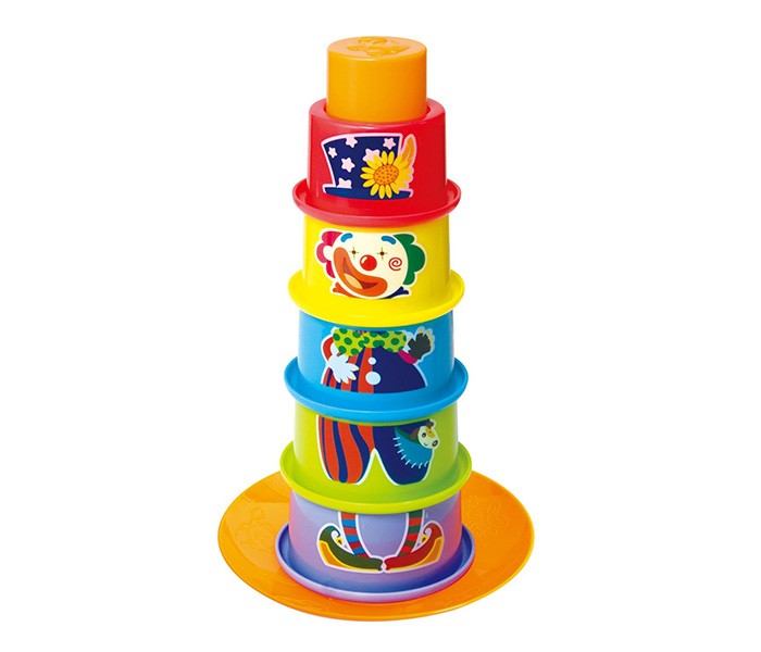 фото Развивающая игрушка playgo пирамида клоун
