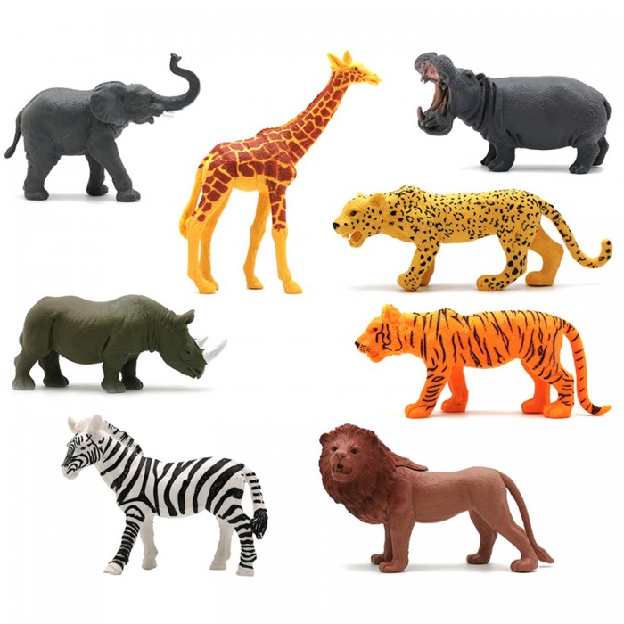 ZOOграфия Игровой набор Животные с картой обитания 6 шт. 200662196