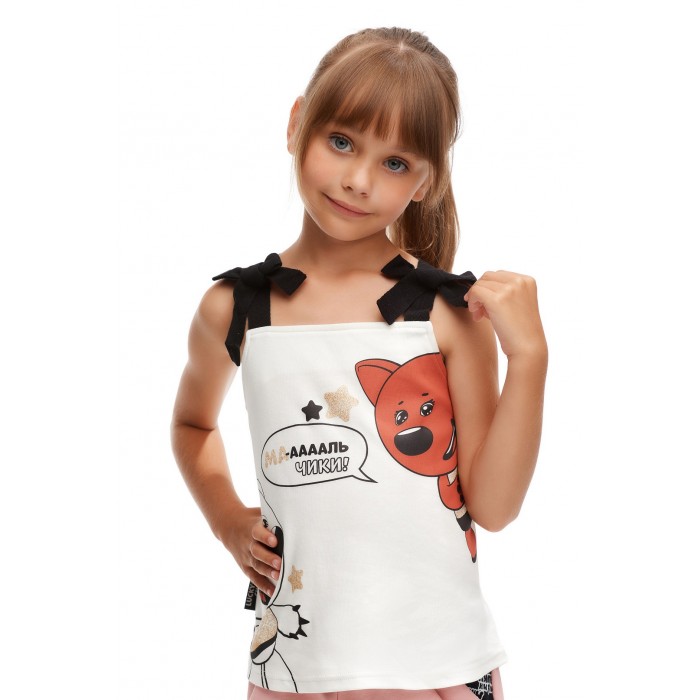 

Lucky Child Майка для девочки Ми-Ми-Мишки, Майка для девочки Ми-Ми-Мишки