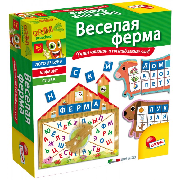 

Lisciani Игра настольная Веселая ферма, Игра настольная Веселая ферма
