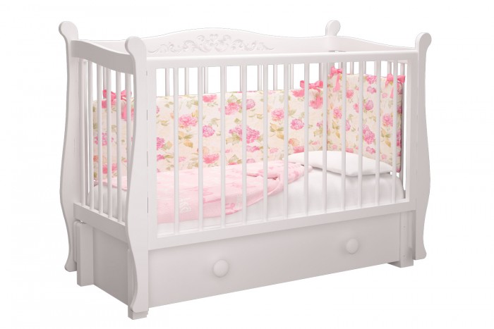 Детская кроватка Можгинский лесокомбинат Джулия Милано продольный маятник