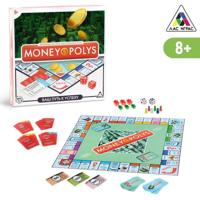 

Лас Играс Экономическая игра Money Polys 8+, Экономическая игра Money Polys 8+