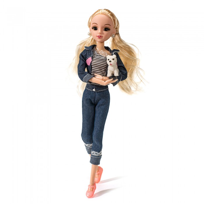 Куклы и одежда для кукол Funky Toys Кукла Эмили на прогулке 29 см