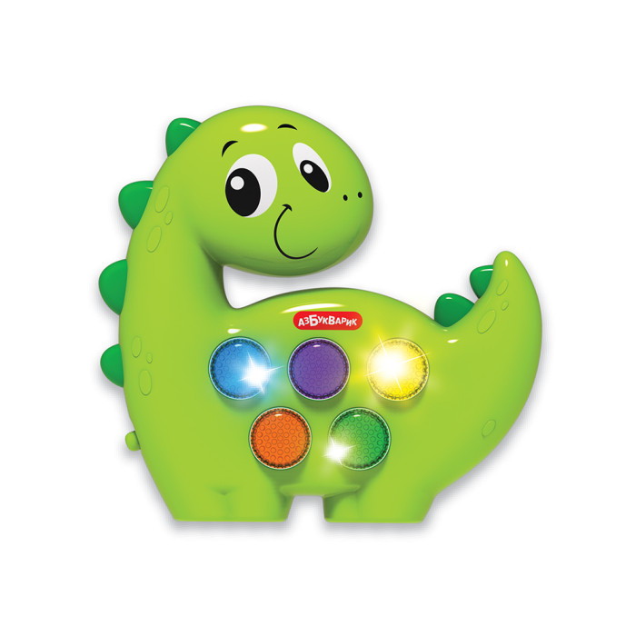 Развивающая игрушка Азбукварик Динозаврик Любимые Веселушки 3128 - фото 1