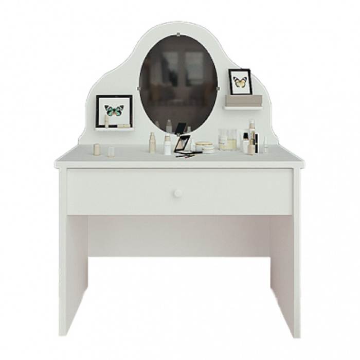 Ролевые игры Sitstep детский туалетный столик с зеркалом SITSTEP, белый набор детской мебели туалетный столик и стул sitstep цвет розовый