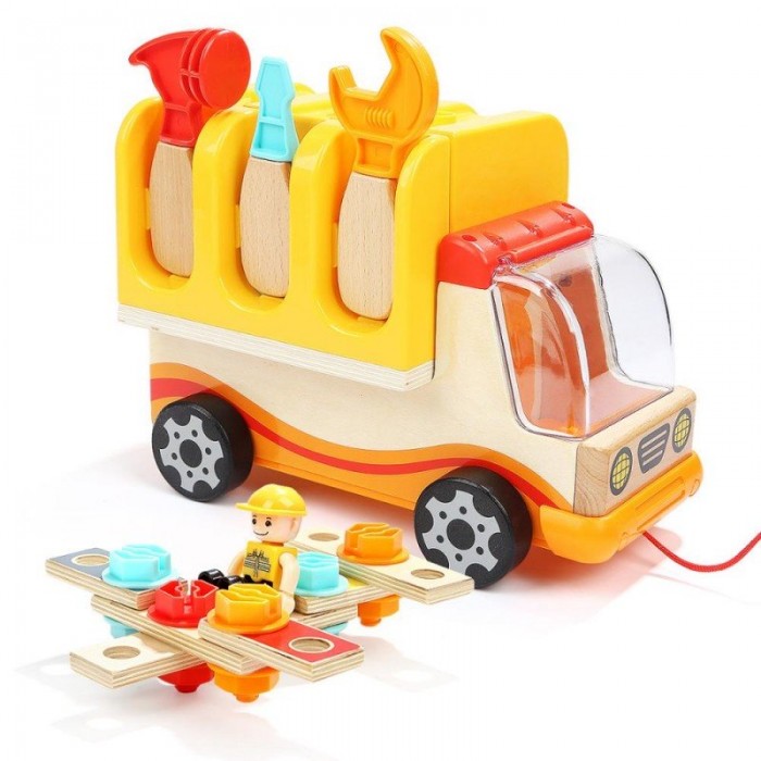 ролевые игры kid s concept игрушечный набор для выпечки Ролевые игры TopBright Игрушечный грузовик Мастерская на колесах
