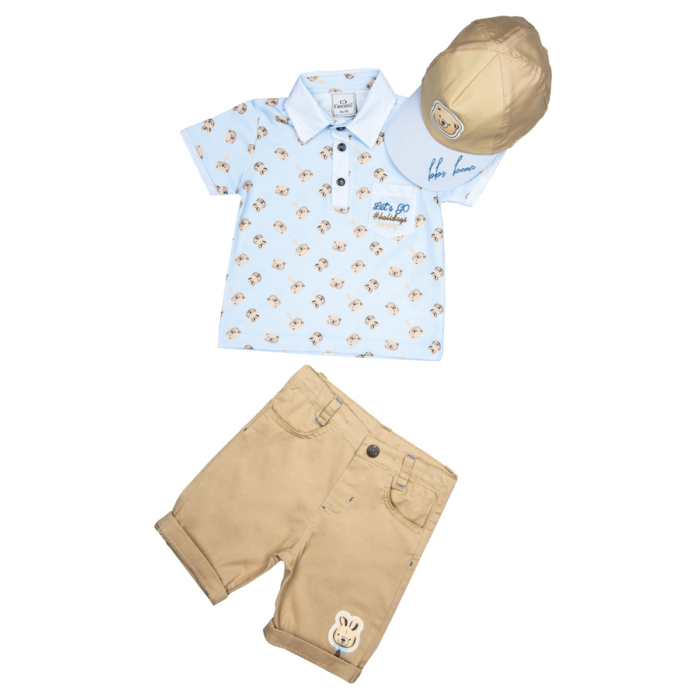 Cascatto  Комплект одежды для мальчика (футболка, бриджи, бейсболка) G_KOMM18/15 cascatto комплект одежды для мальчика футболка бриджи g komm18 27