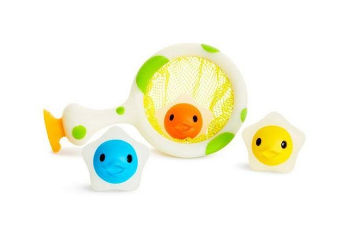 Игрушки для ванны Munchkin Игрушка для ванны поймай светящуюся звезду Catch & Score Hoop 5 шт набор детские плавающие мини кольца для купания