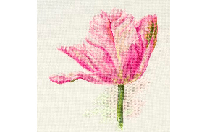 Алиса-К Набор для вышивания Тюльпаны Нежно-розовый 26х22 см