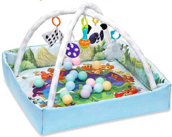 Развивающие коврики FunKids с игрушками Baby Activity Gym