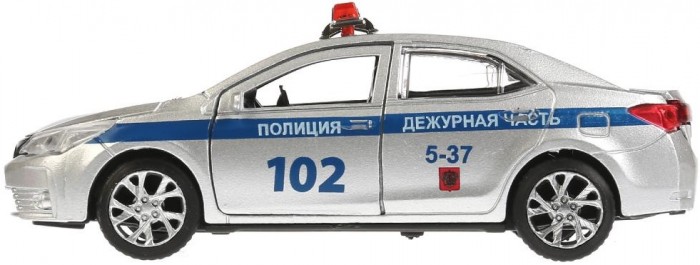 Машины Технопарк Машина металлическая Toyota Corolla Полиция 12 см машины технопарк машина металлическая toyota land cruiser полиция 12 5 см