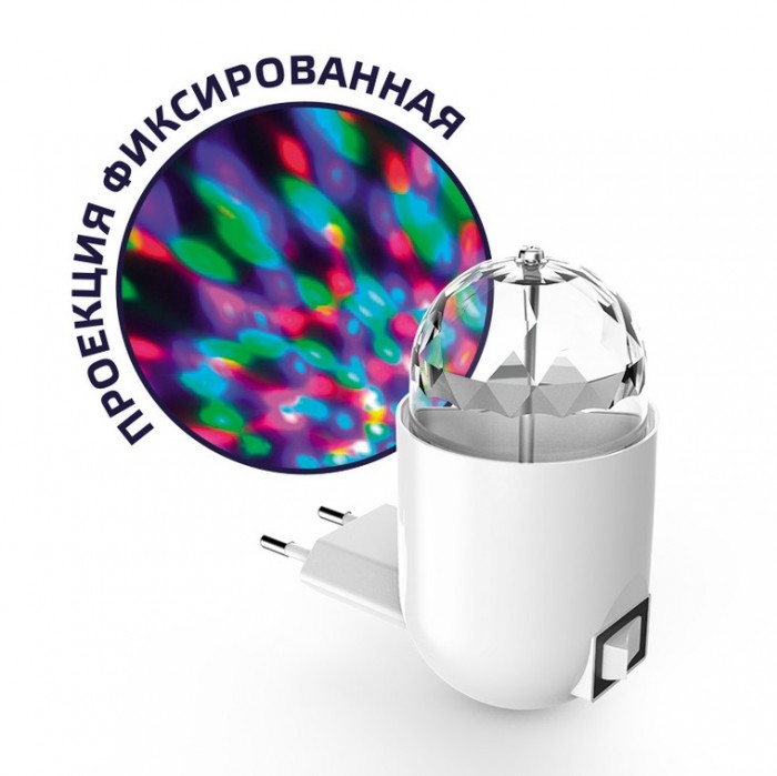 

Светильник Gauss розеточный с фиксированной проекцией диско 3W, розеточный с фиксированной проекцией диско 3W