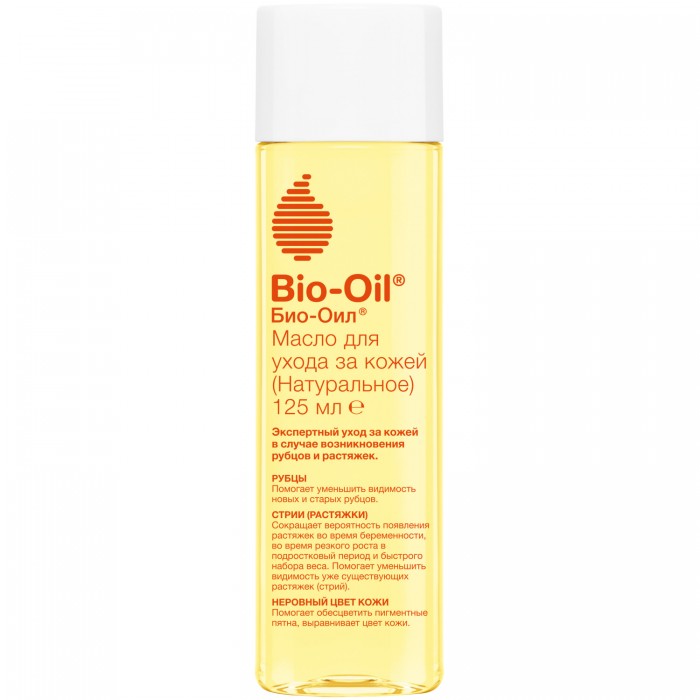 Bio-Oil Натуральное масло косметическое от шрамов растяжек неровного тона 125 мл bio oil масло косметическое от шрамов растяжек неровного тона 60мл