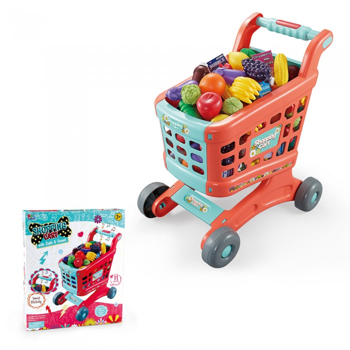 цена Ролевые игры Pituso Игровой набор Тележка для супермаркета (11 предметов)