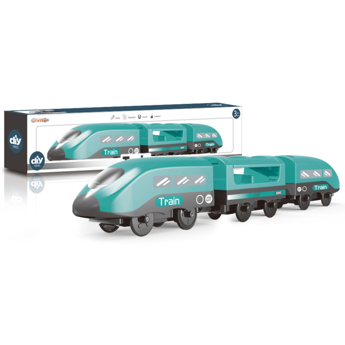 железные дороги givito поезд служба спасения 3 предмета Железные дороги Givito Поезд Мой город (3 предмета) G212-028