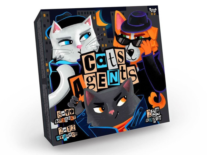 

Danko Toys Настольная игра Cats Agents, Настольная игра Cats Agents