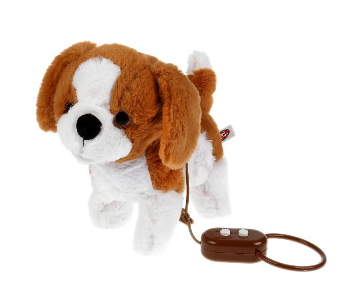 Интерактивная игрушка Мой питомец говорящий щенок Чарли на пульте-поводке 22 см