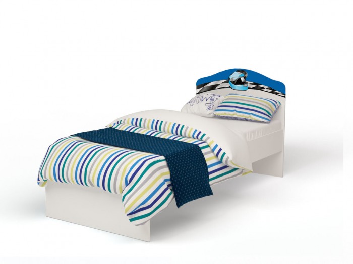Кровати для подростков ABC-King La-Man с рисунком без ящика 160x90 см кровати для подростков abc king ocean без ящика для мальчика 160x90 см