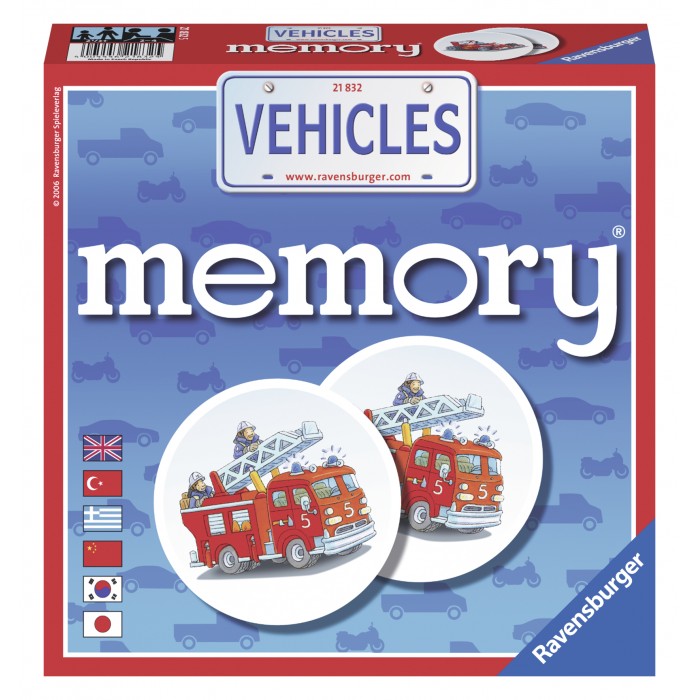 

Ravensburger Игра мемори Транспорт, Игра мемори Транспорт
