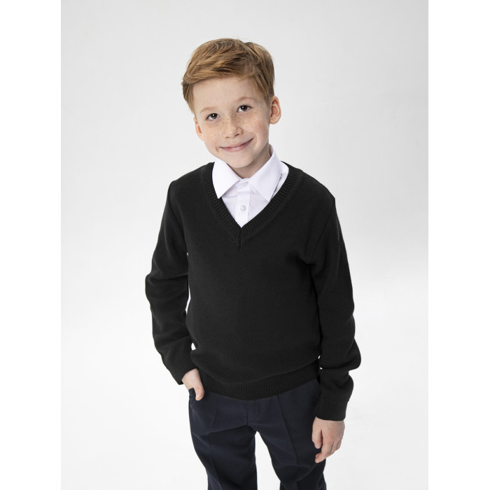 AmaroBaby Джемпер для мальчика вязаный Pure Love School свитер вязаный для мальчика
