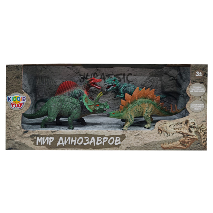  KiddiePlay Набор игровой для детей Фигурки динозавров 12633