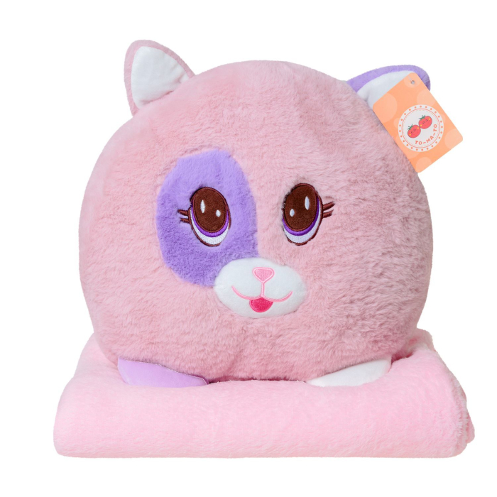 

Мягкая игрушка KiDWoW Кошка с пледом 325037457, Кошка с пледом 325037457