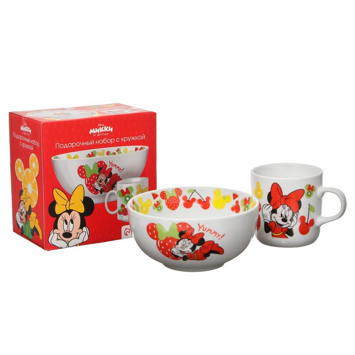 Disney Набор детской посуды Минни (2 предмета)
