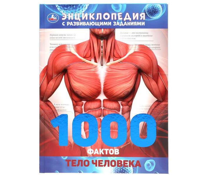 

Умка Энциклопедия с развивающими заданиями 1000 фактов Тело человека, Энциклопедия с развивающими заданиями 1000 фактов Тело человека