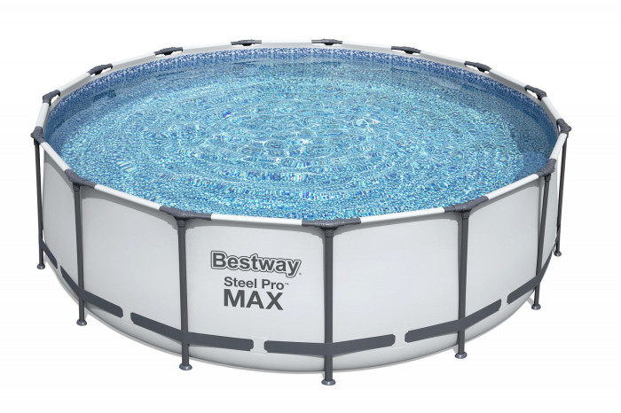Бассейн Bestway Каркасный бассейн Steel Pro Max 457х122 см лестница для бассейнов 122 см bestway 58336