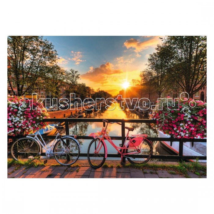 Ravensburger Пазл Велосипеды в Амстердаме 1000 элементов пазл ravensburger 1000 прекрасные острова гавайи арт 16910