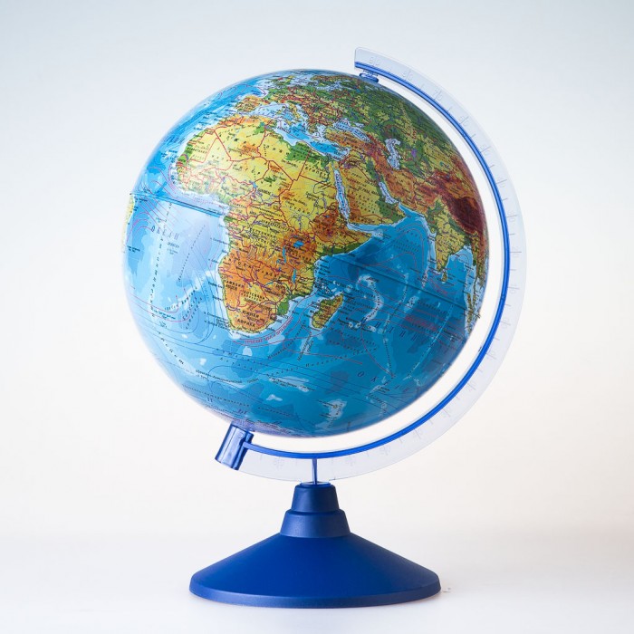 Globen Глобус Земли физический Евро 25 см
