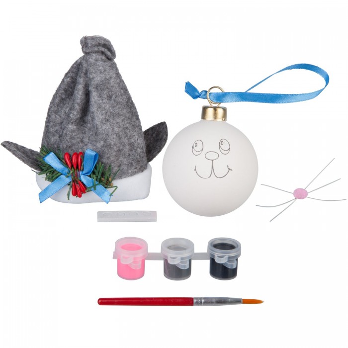 Наборы для творчества Bondibon Набор для творчества Шар Котик набор для творчества снежный шарик единорог