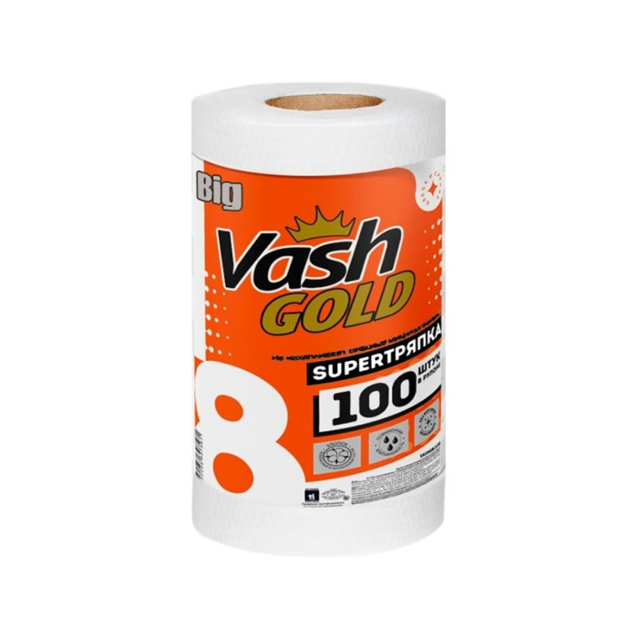 

Vash Gold Тряпка BIG 100 листов, Тряпка BIG 100 листов