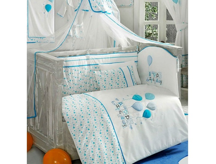 Комплекты в кроватку Kidboo Happy Birthday (4 предмета) комплекты в кроватку kidboo spring saten 4 предмета