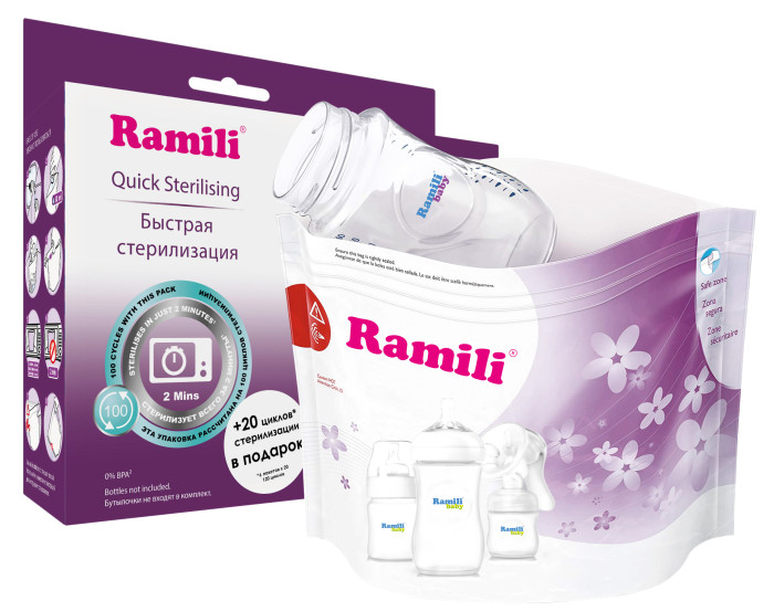  Ramili Пакеты для стерилизации в микроволновой печи 6 шт.