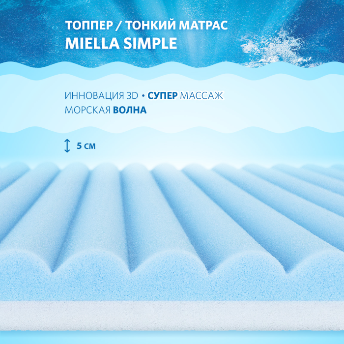 

Матрас Miella Simple 200x90x5, Simple 200x90x5