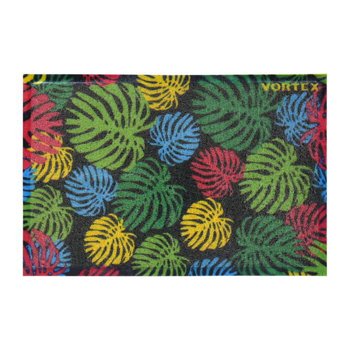 

Vortex Коврик придверный пористый Папоротник 60x40 см, Коврик придверный пористый Папоротник 60x40 см