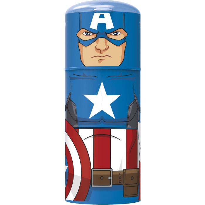 Бутылки для воды ND Play Бутылка пластиковая Мстители Капитан Америка 350 мл кружка marvel щит капитан америка мстители 350 мл 2828776