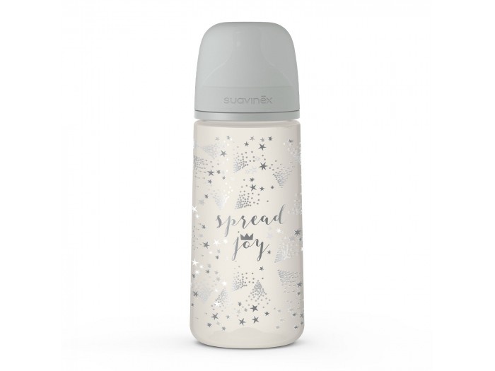 Бутылочка Suavinex с мягкой физиологической силиконовой соской Spread Joy 360 мл