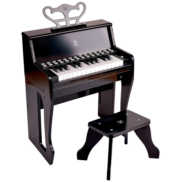 Музыкальный инструмент Hape Пианино с табуреткой