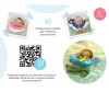 Круг для купания ROXY-KIDS надувной на шею для купания и плавания малышей. Одна камера с погремушкой - ROXY-KIDS Kengu  на шею