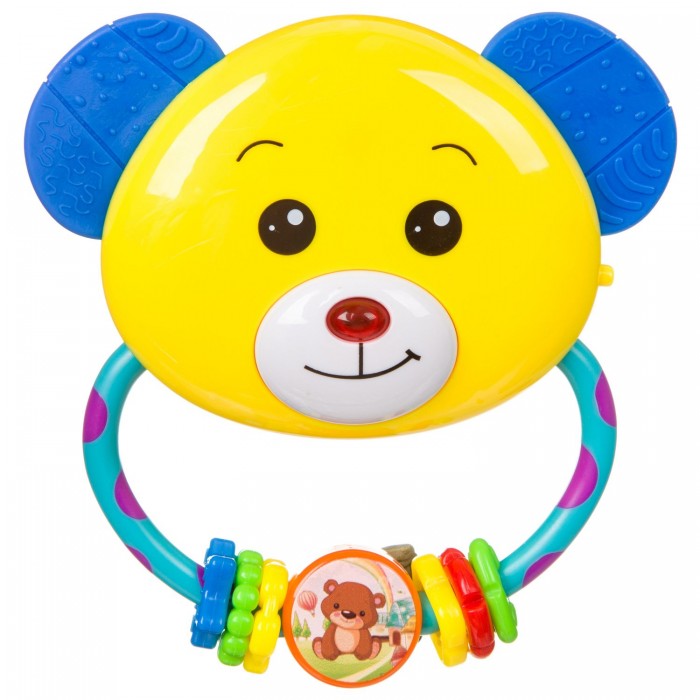 Погремушка Bondibon Игрушка музыкальная Медвежонок мякиши игрушка на руку медвежонок