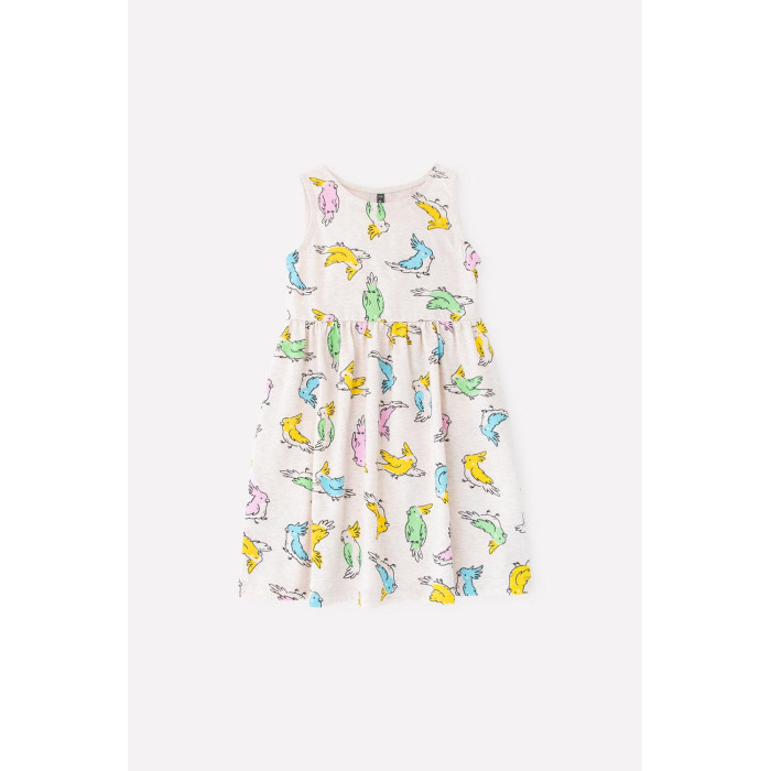 Crockid  Платье для девочки Цветные какаду